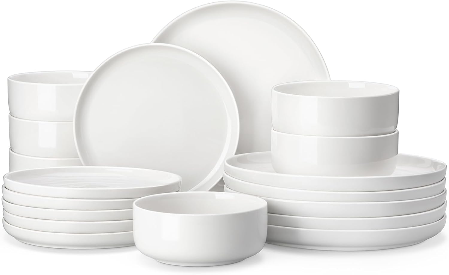 White Porcelain Dinnerware Set
