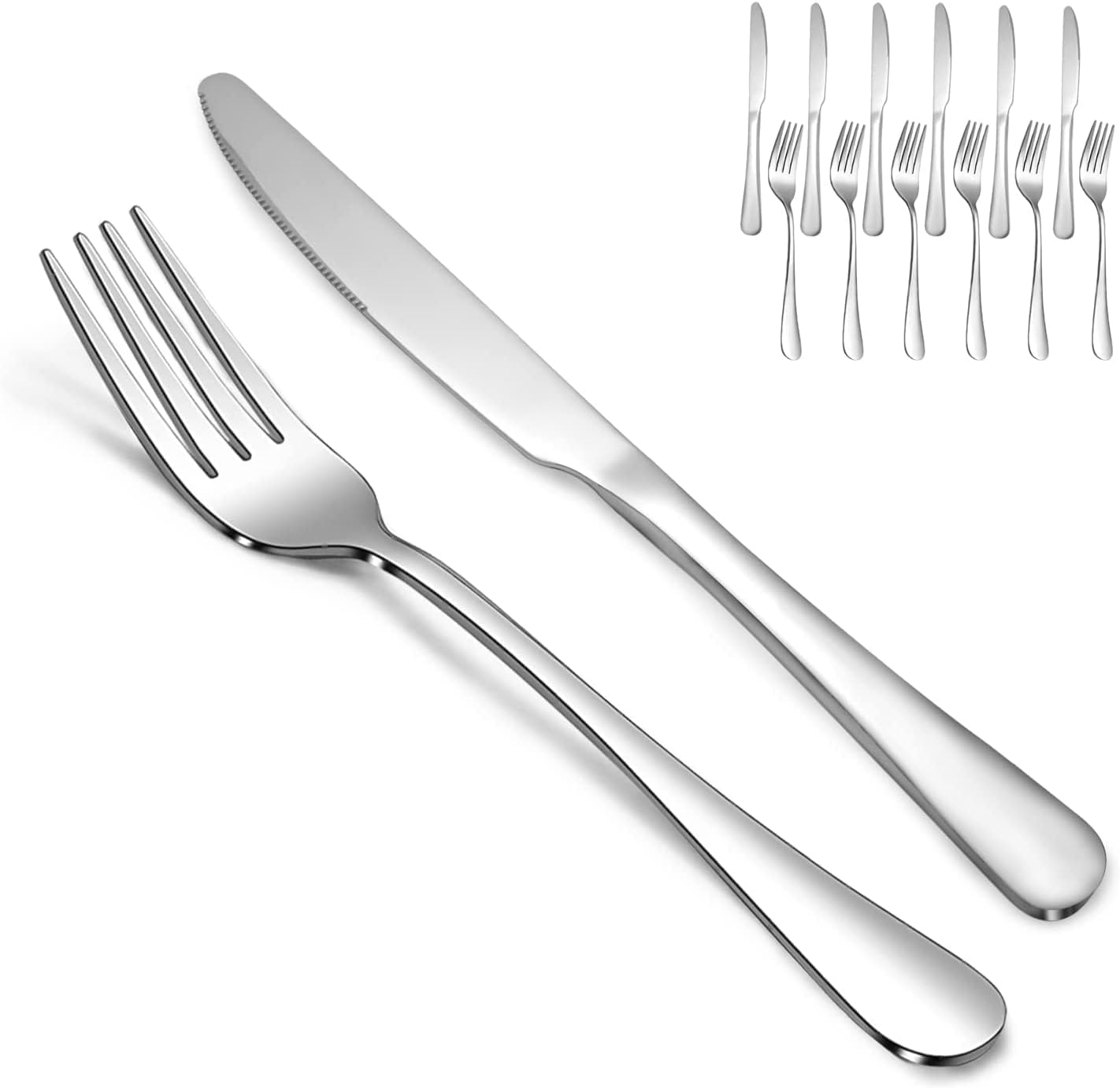 16-Piece Steak Knife Fork Set