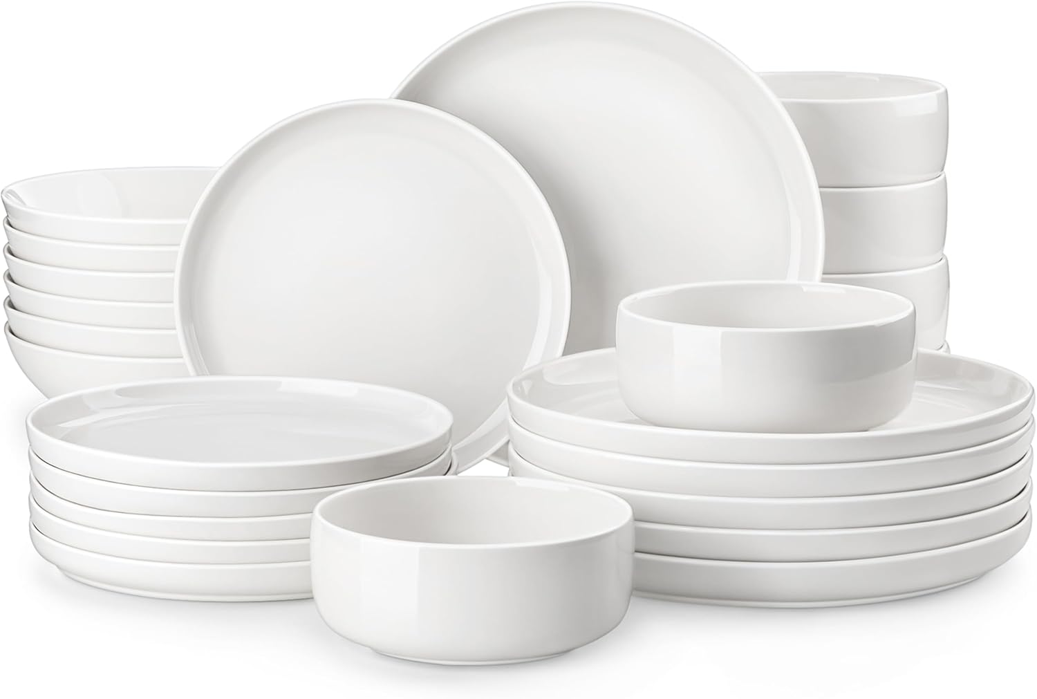 White Porcelain Dinnerware Set