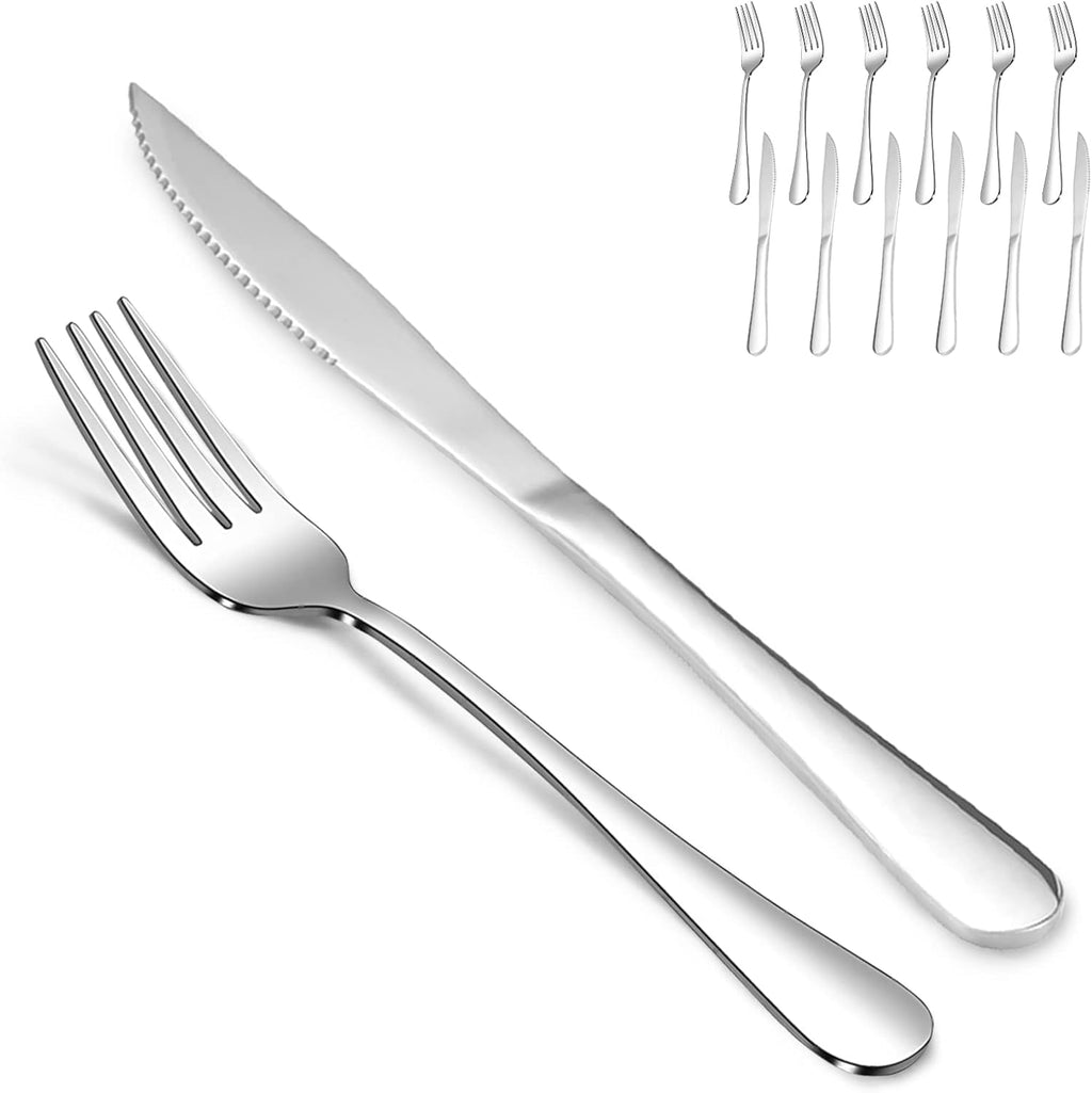 16-Piece Steak Knife Fork Set