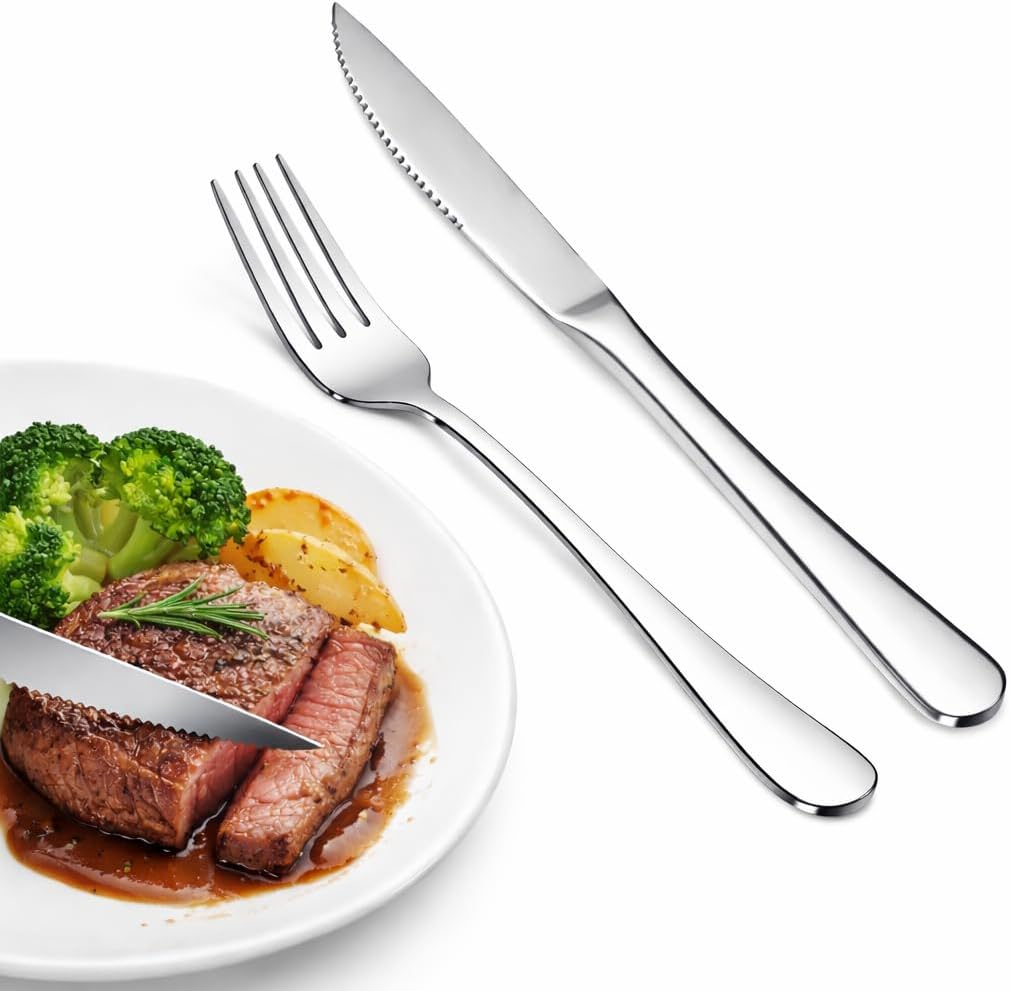 16-Piece Steak Knife Fork Set