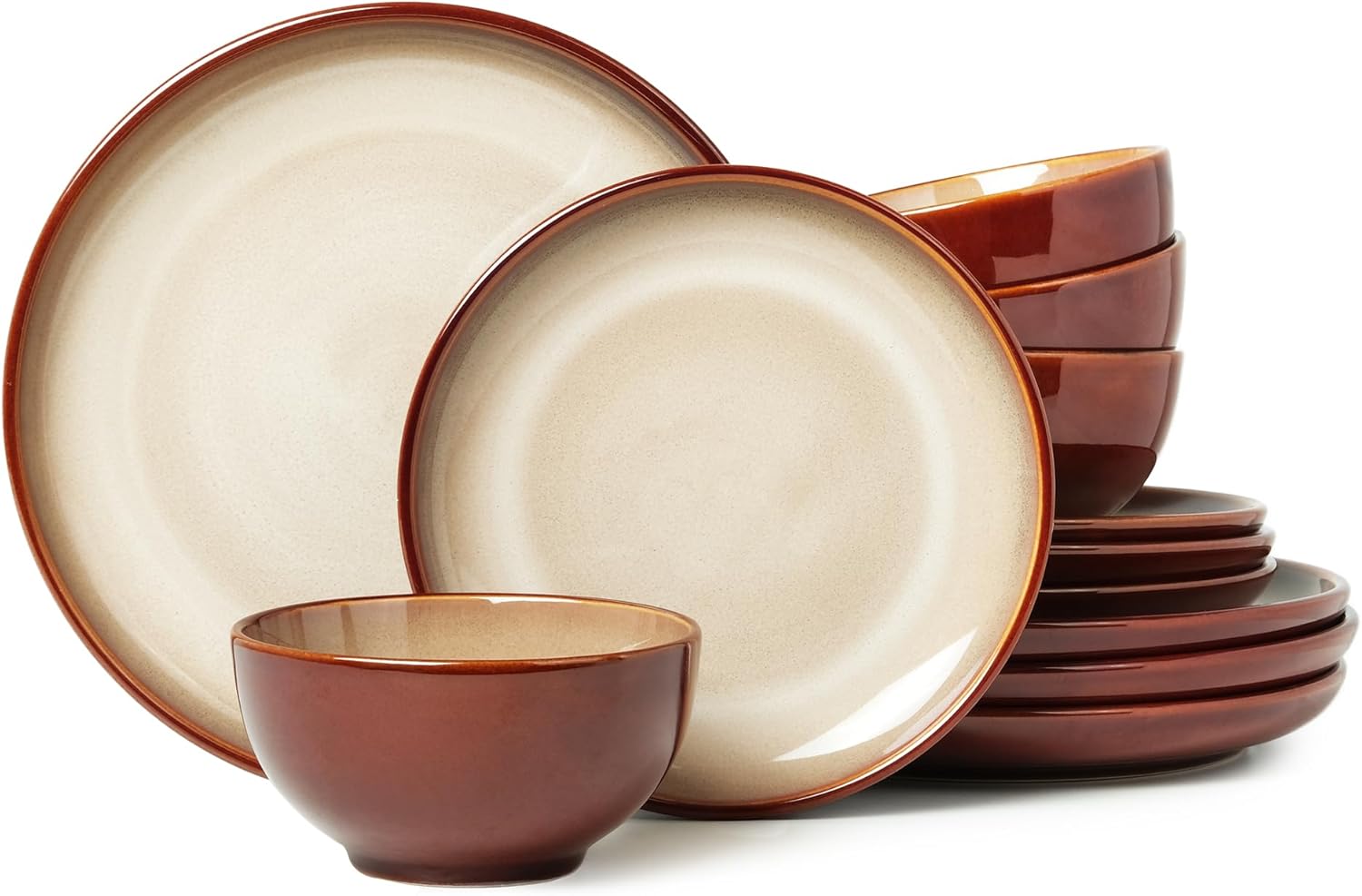 12-Piece Stoneware Dinnerware Set