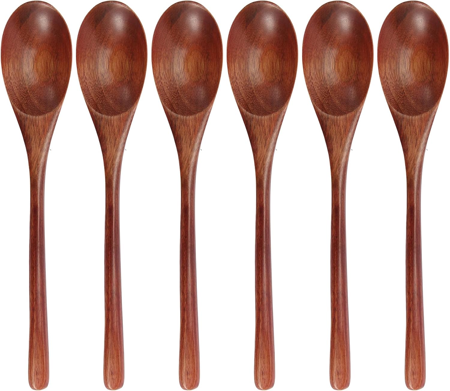 6-Piece Wooden Soup Spoon Set