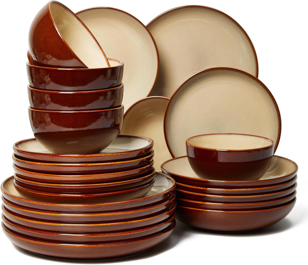 12-Piece Stoneware Dinnerware Set