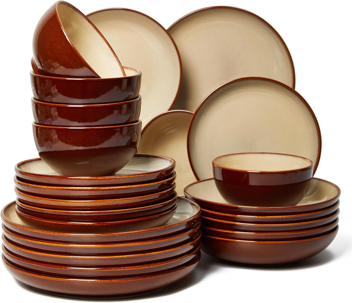 12-Piece Stoneware Dinnerware Set