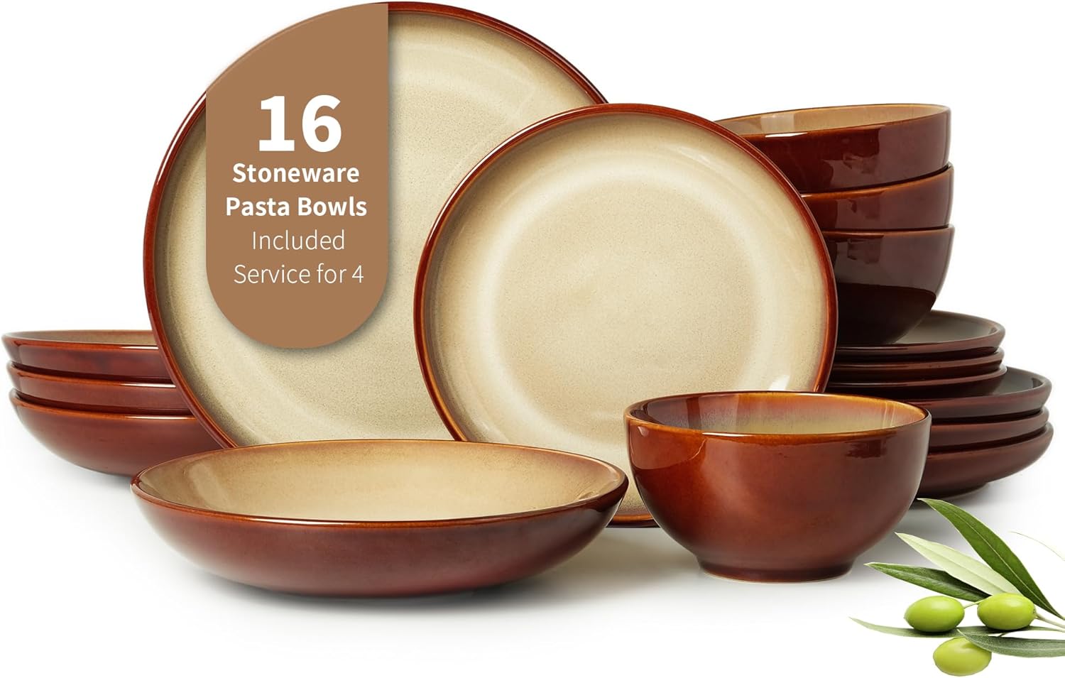 12-Piece Stoneware Dinnerware Set