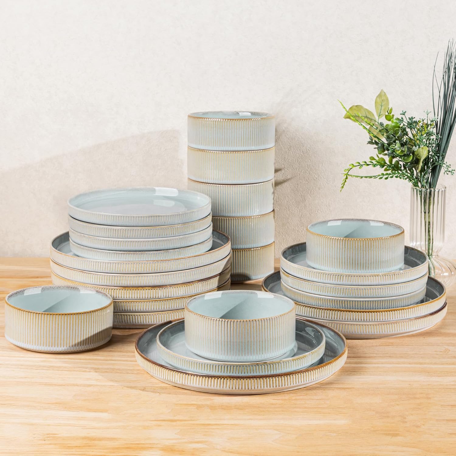 12-Piece Ceramic Dinnerware Set