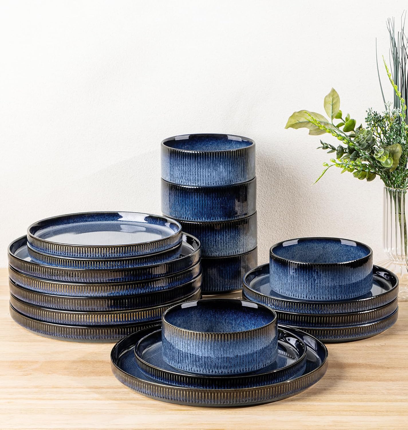 12-Piece Ceramic Dinnerware Set