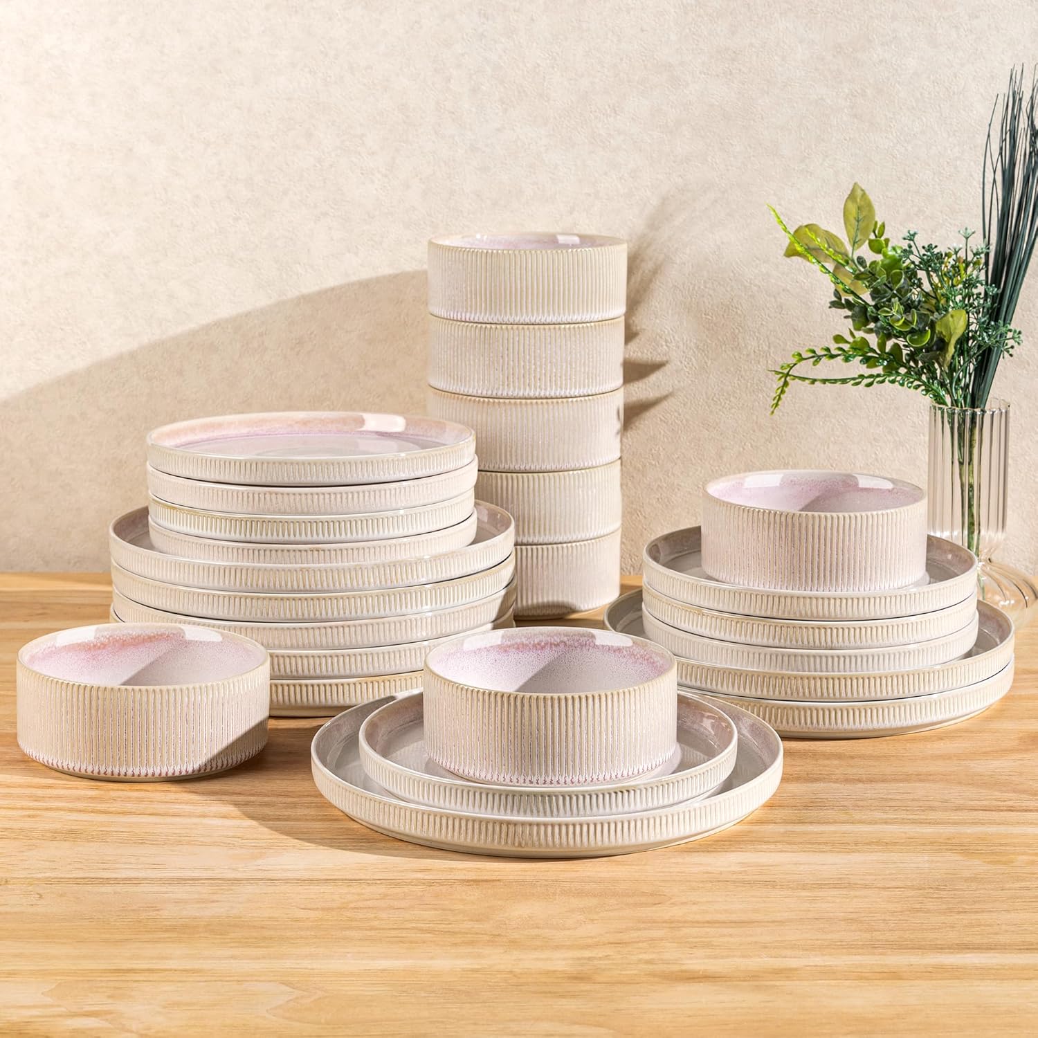 12-Piece Ceramic Dinnerware Set