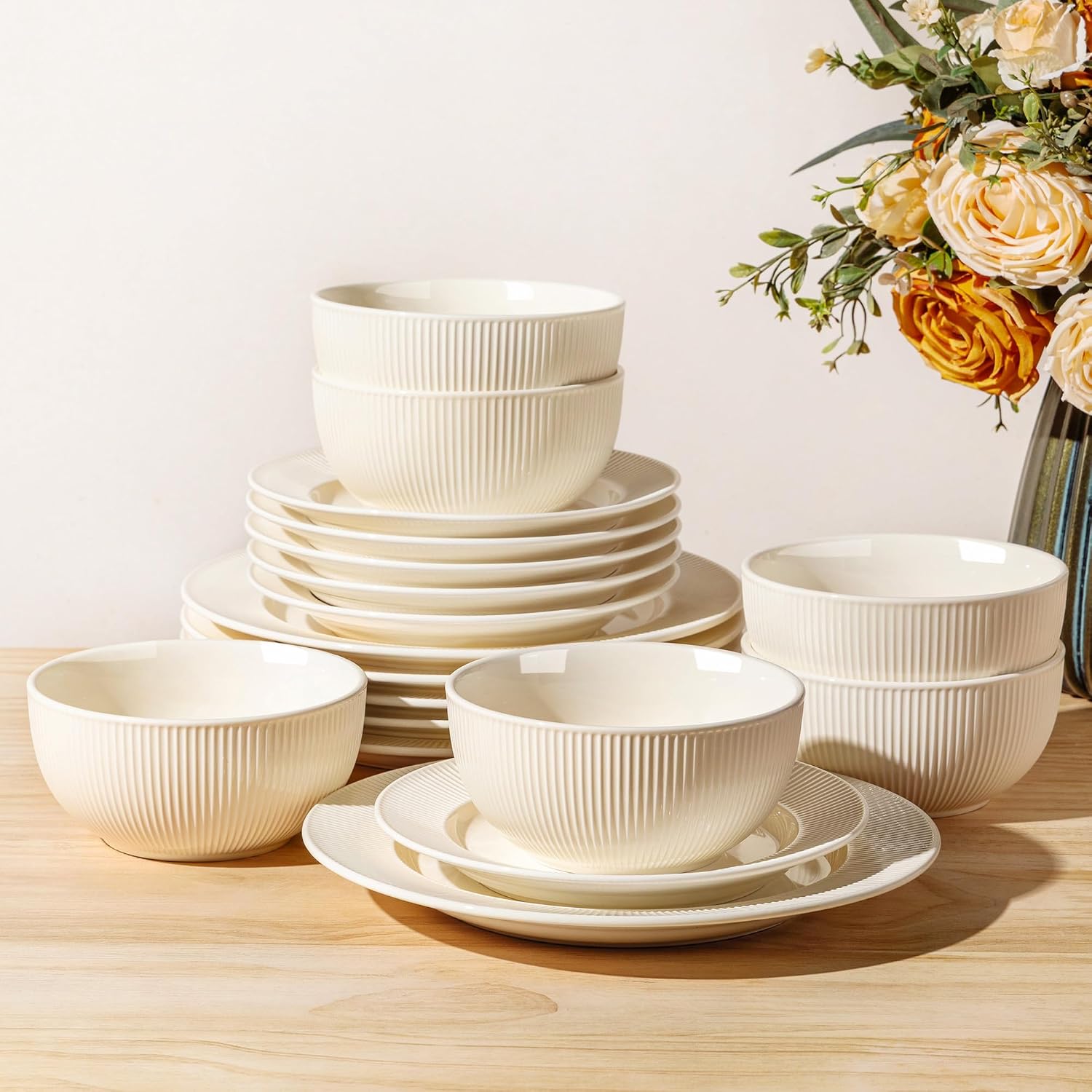 12-Piece Ceramic Dinnerware Set