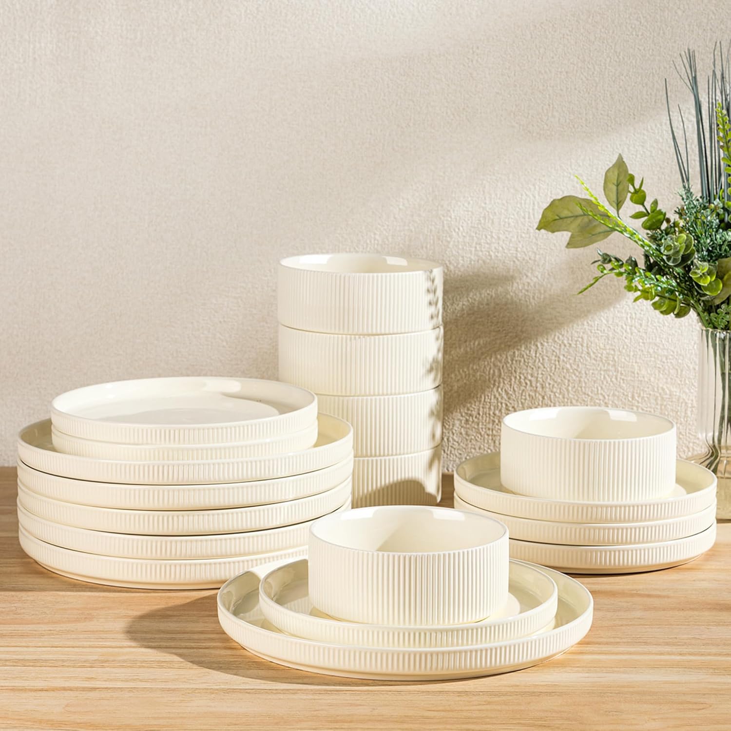 12-Piece Ceramic Dinnerware Set