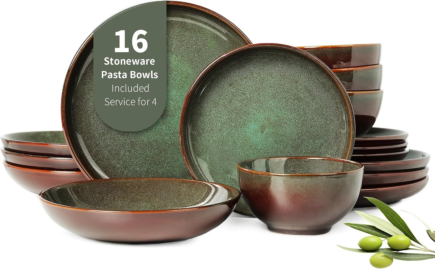 12-Piece Stoneware Dinnerware Set