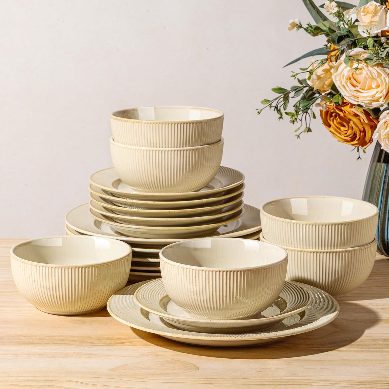 12-Piece Ceramic Dinnerware Set