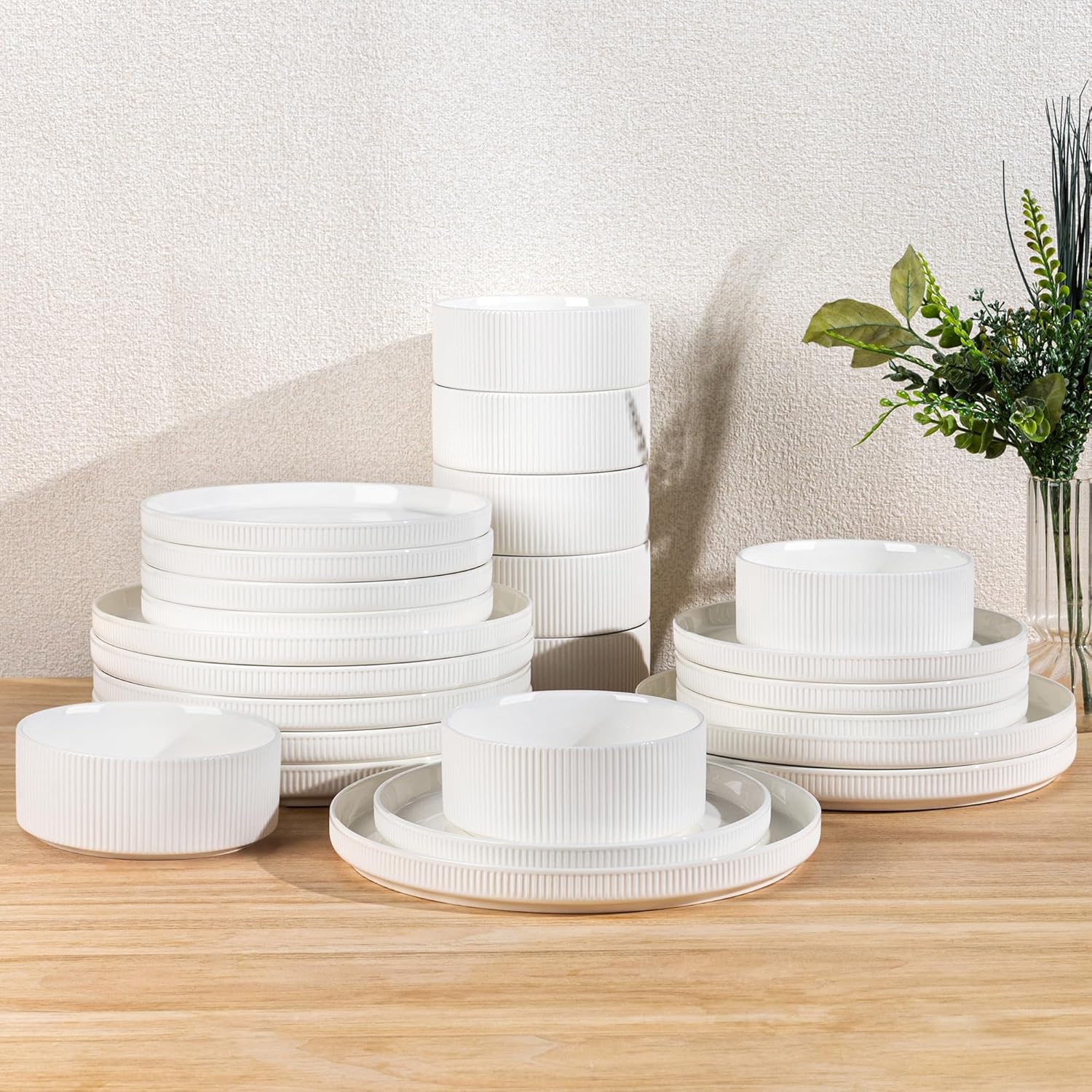 12-Piece Ceramic Dinnerware Set