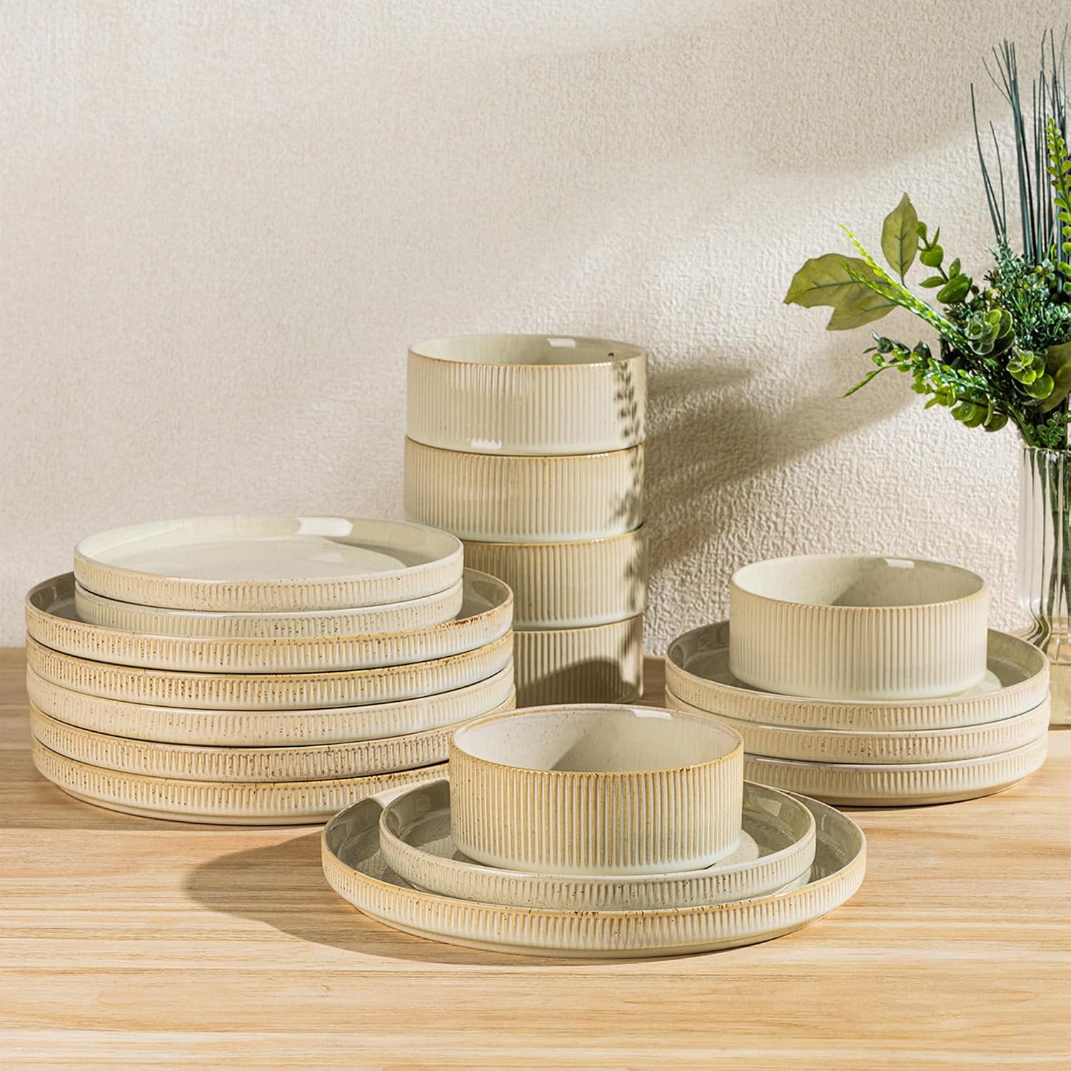 12-Piece Ceramic Dinnerware Set