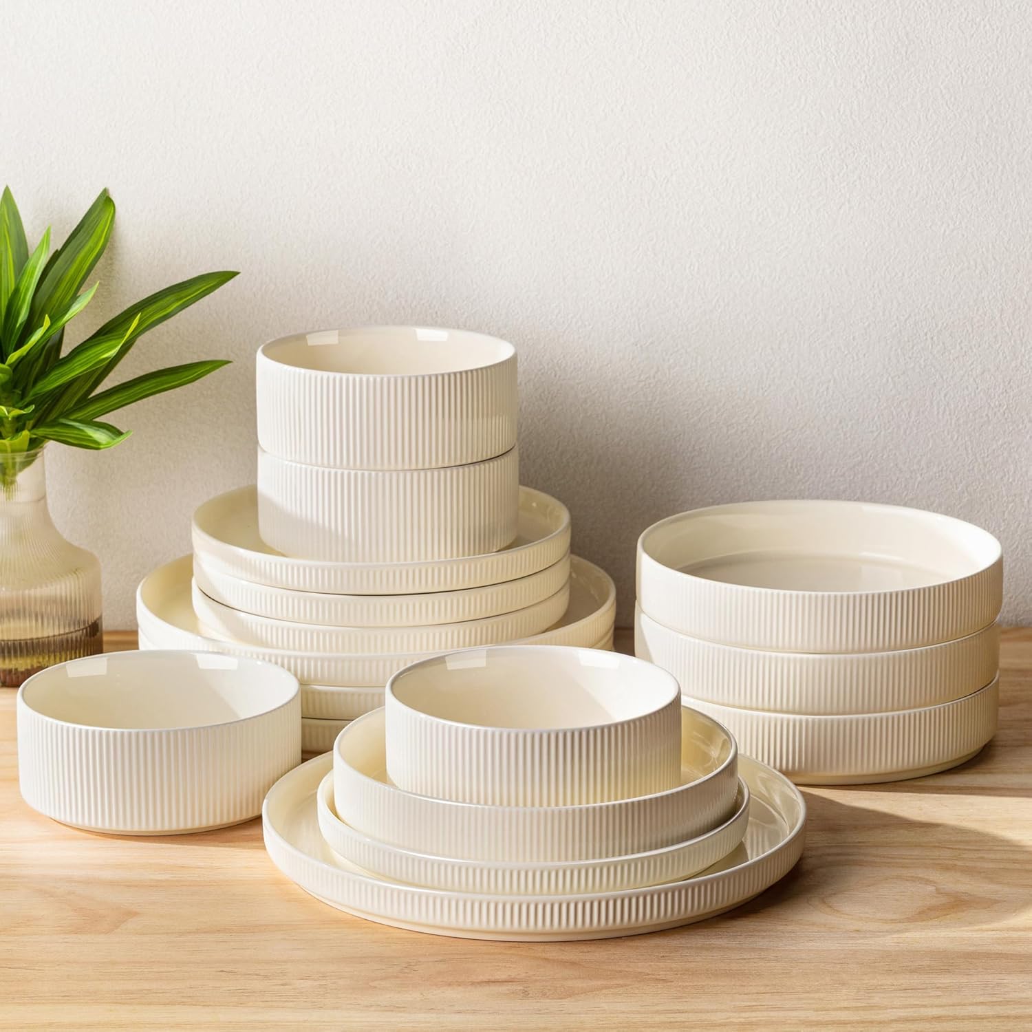 12-Piece Ceramic Dinnerware Set