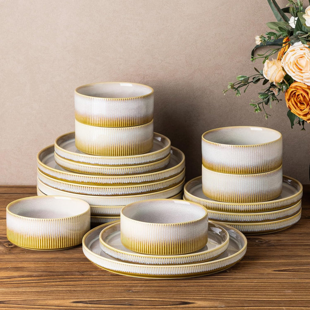 12-Piece Ceramic Dinnerware Set