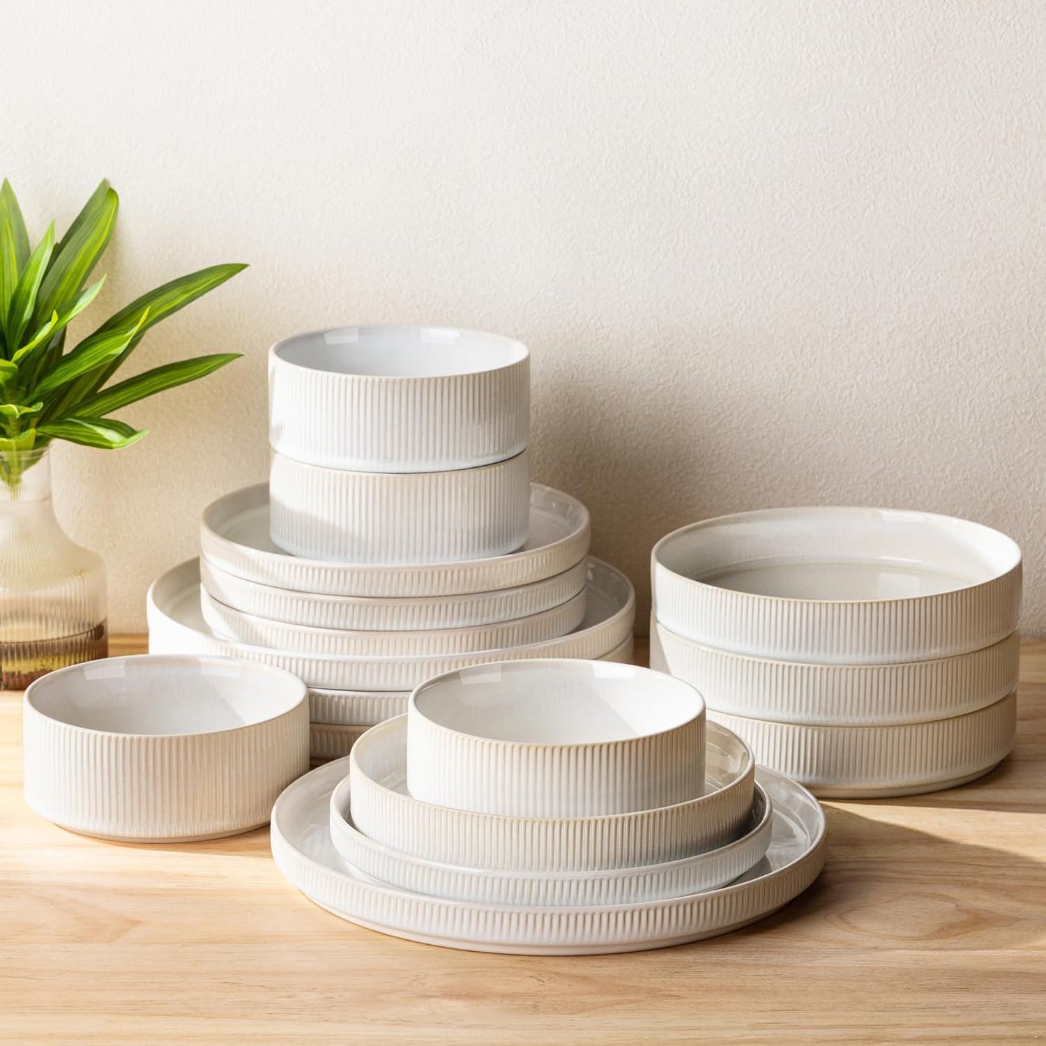 12-Piece Ceramic Dinnerware Set