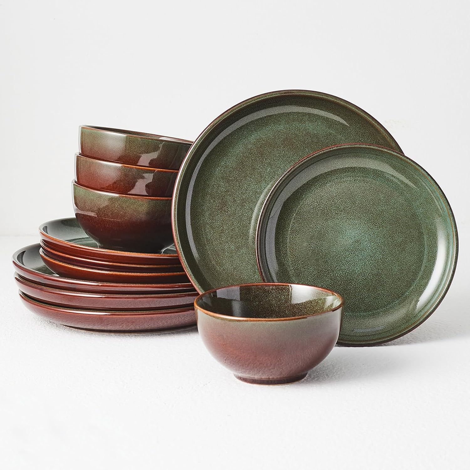 12-Piece Stoneware Dinnerware Set