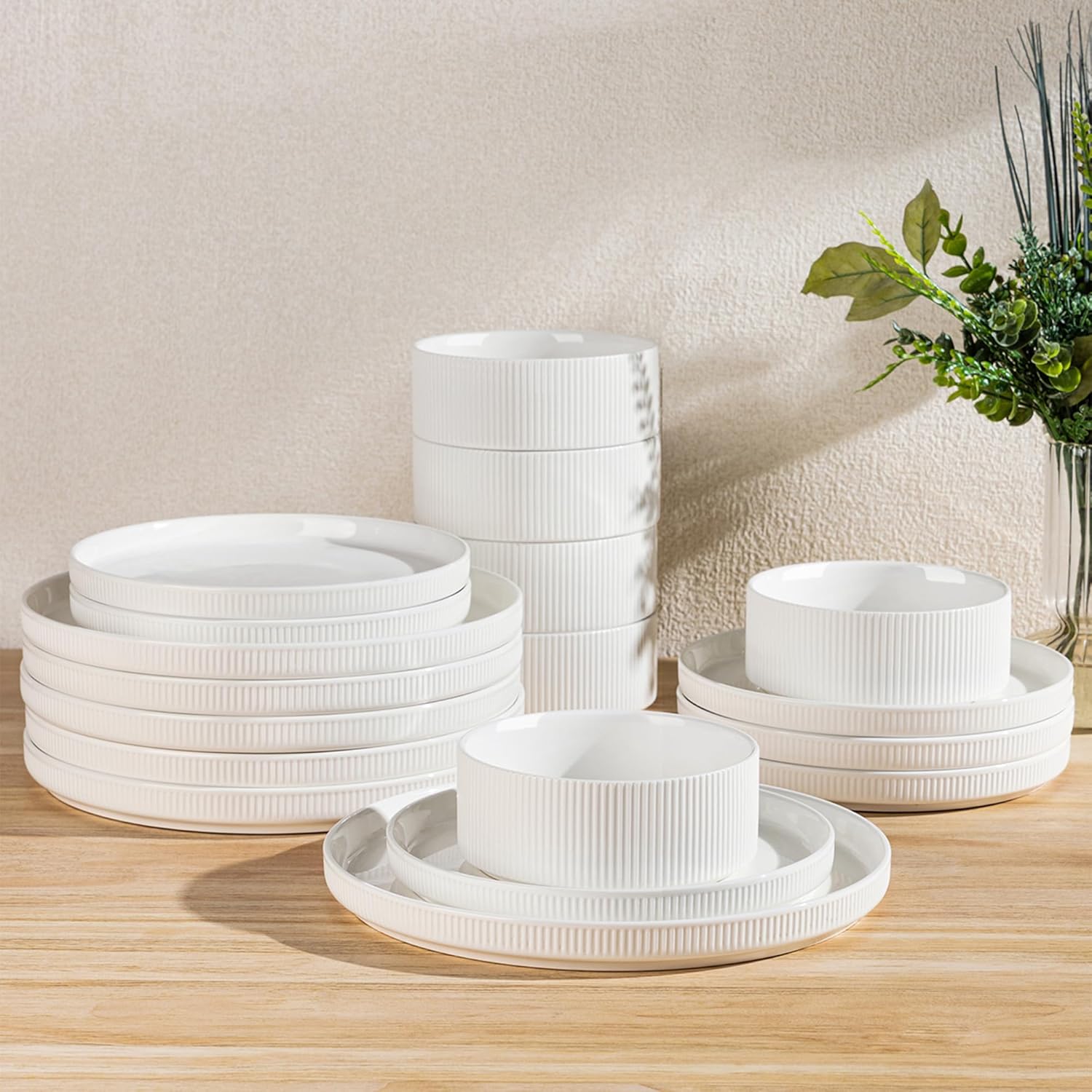 12-Piece Ceramic Dinnerware Set