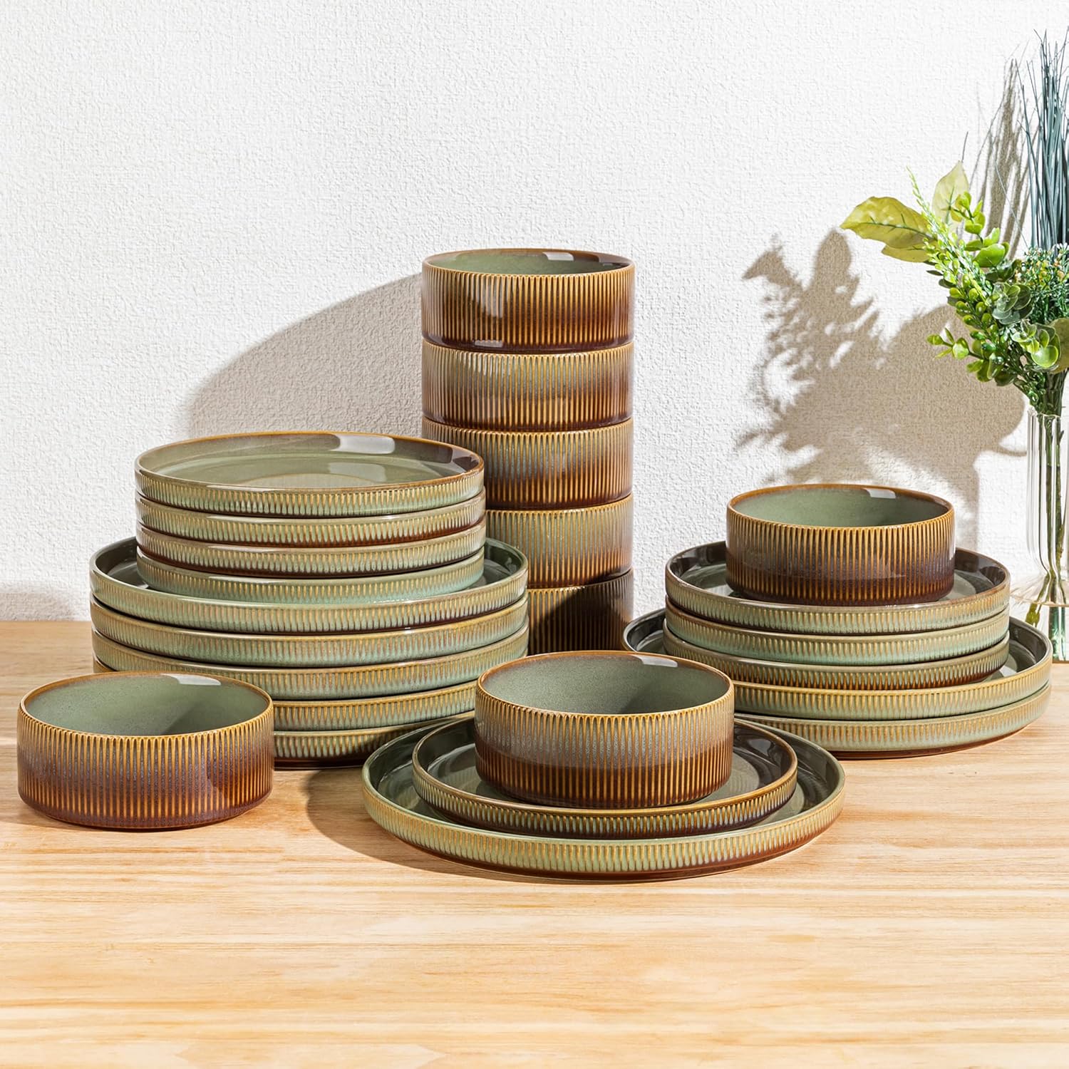 12-Piece Ceramic Dinnerware Set