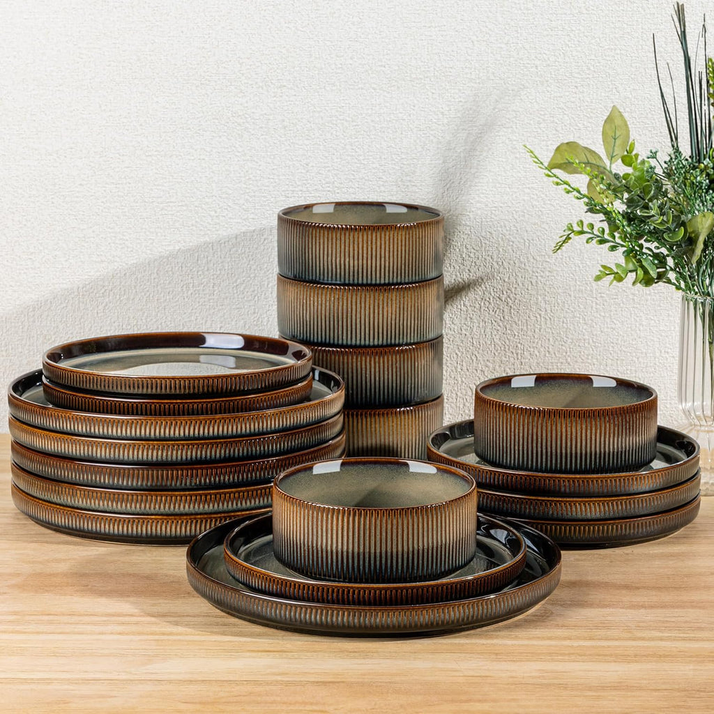 12-Piece Ceramic Dinnerware Set