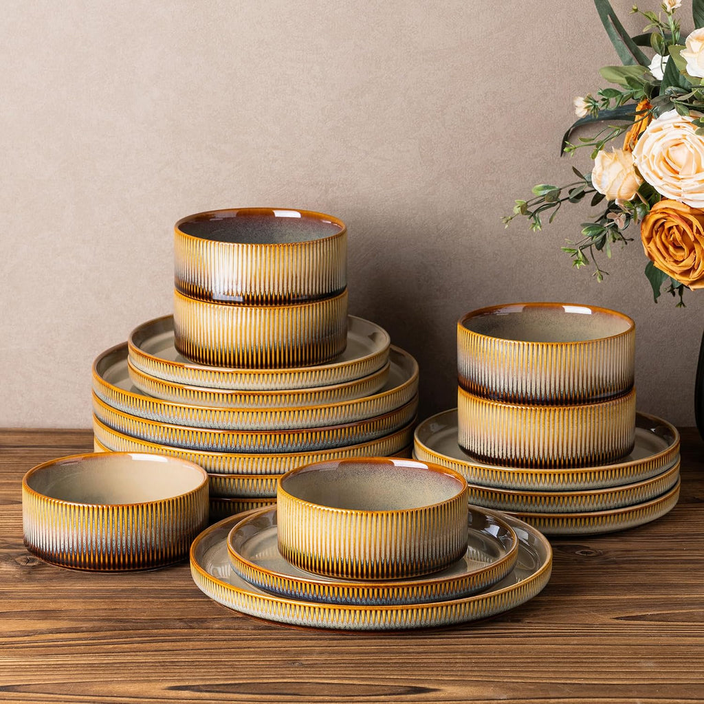 12-Piece Ceramic Dinnerware Set